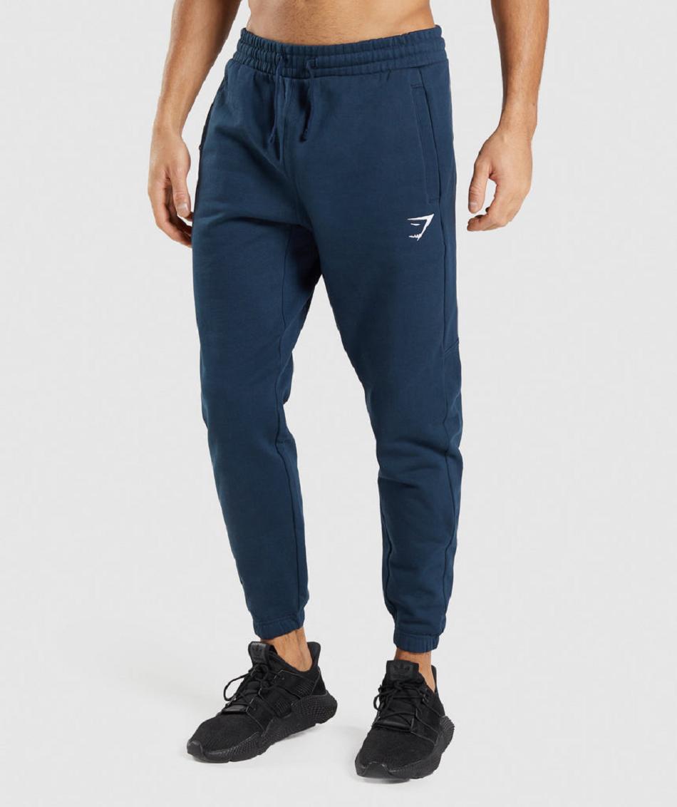 παντελονι jogger Gymshark Essential ανδρικα σκουρο μπλε | GR_KO7824