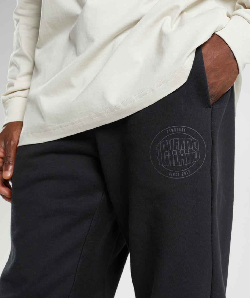 παντελονι jogger Gymshark Gs10 Year ανδρικα μαυρα | GR_Q1713