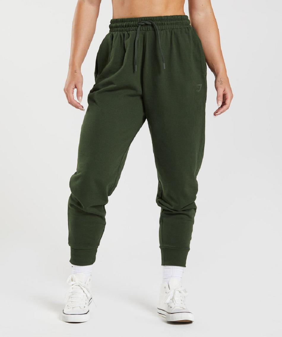 παντελονι jogger Gymshark Gs Power γυναικεια Ελιά | GR_IM4948