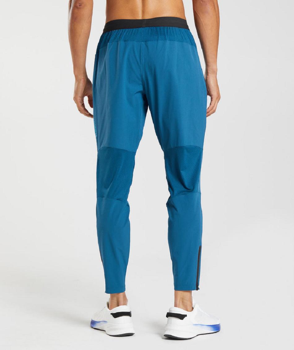 παντελονι jogger Gymshark Hybrid Woven ανδρικα μπλε | GR_ED2026