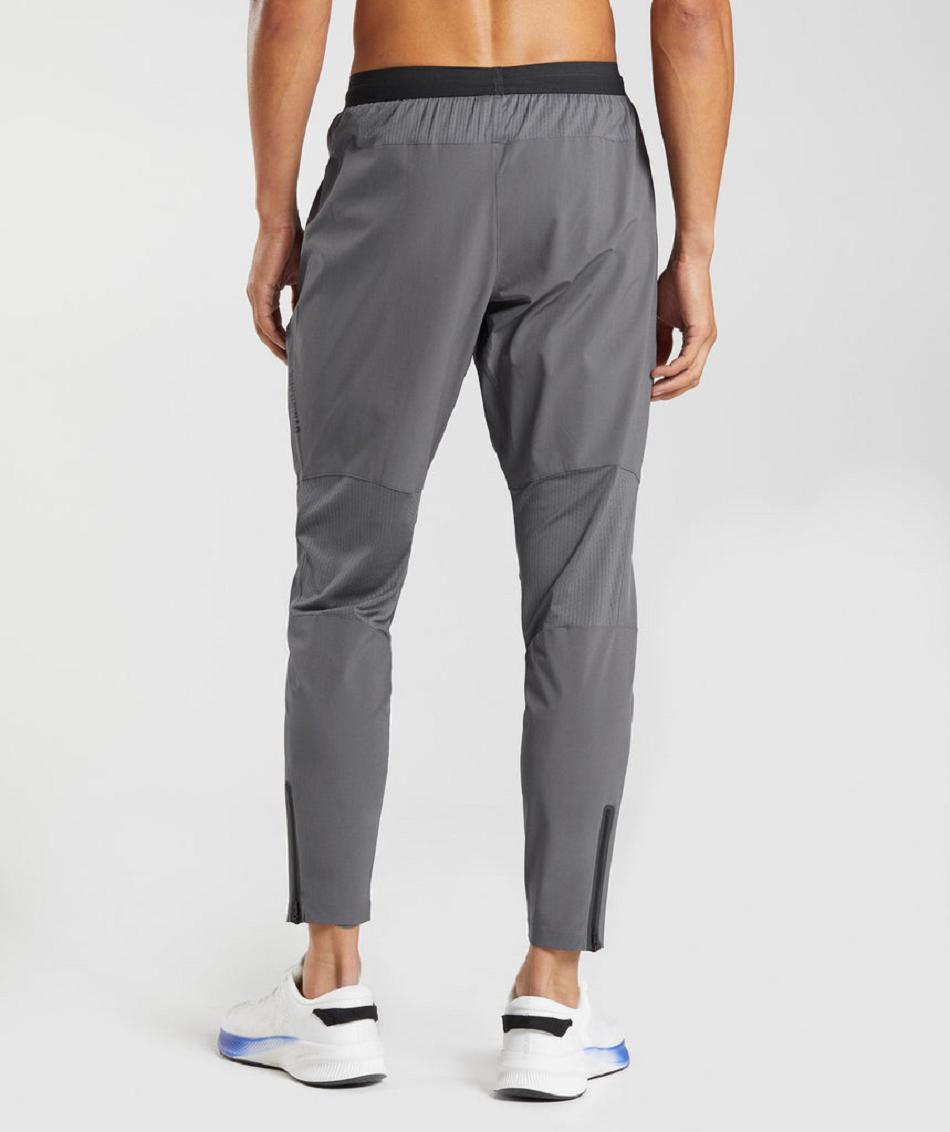 παντελονι jogger Gymshark Hybrid Woven ανδρικα γκρι | GR_QX6732