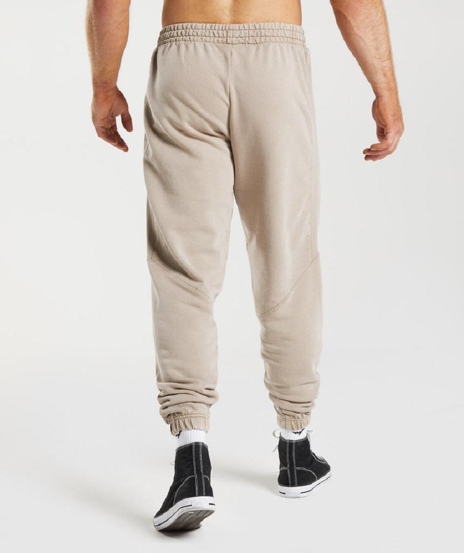 παντελονι jogger Gymshark Power Washed ανδρικα καφε | GR_BO8300