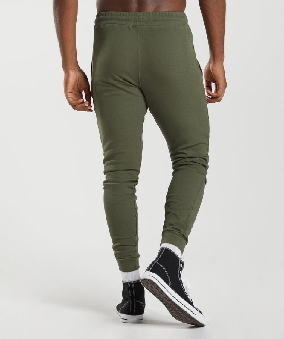 παντελονι jogger Gymshark React ανδρικα Ελιά | GR_BH3434