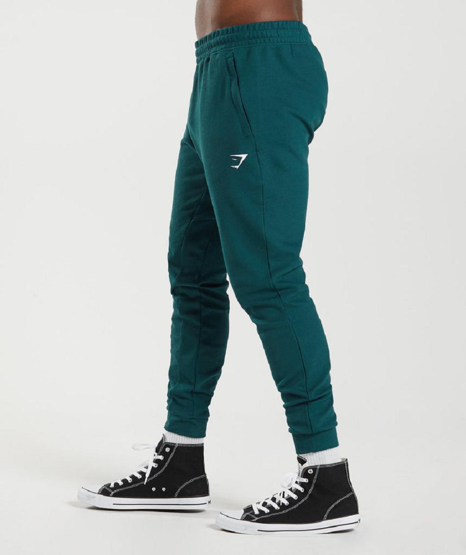 παντελονι jogger Gymshark React ανδρικα τυρκουάζ | GR_XC2658