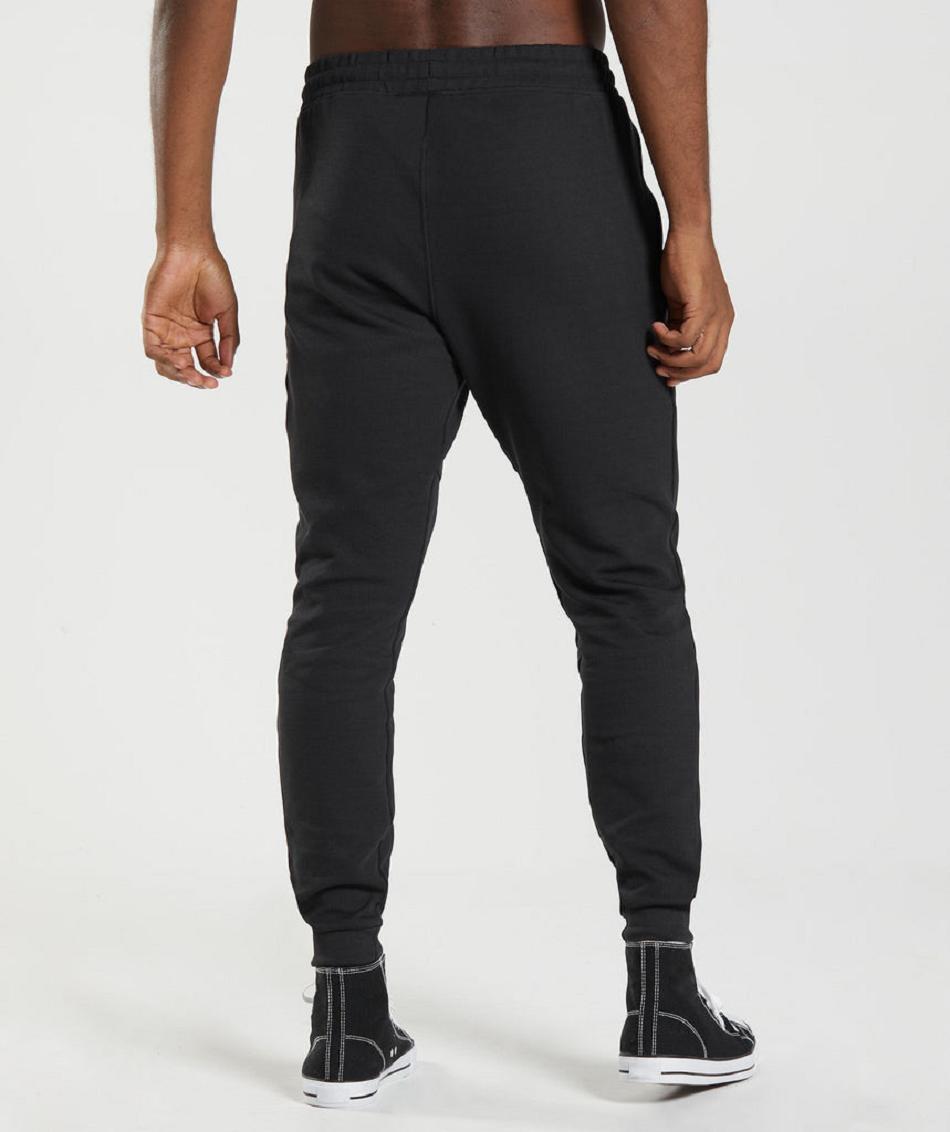 παντελονι jogger Gymshark React ανδρικα μαυρα | GR_YQ4288