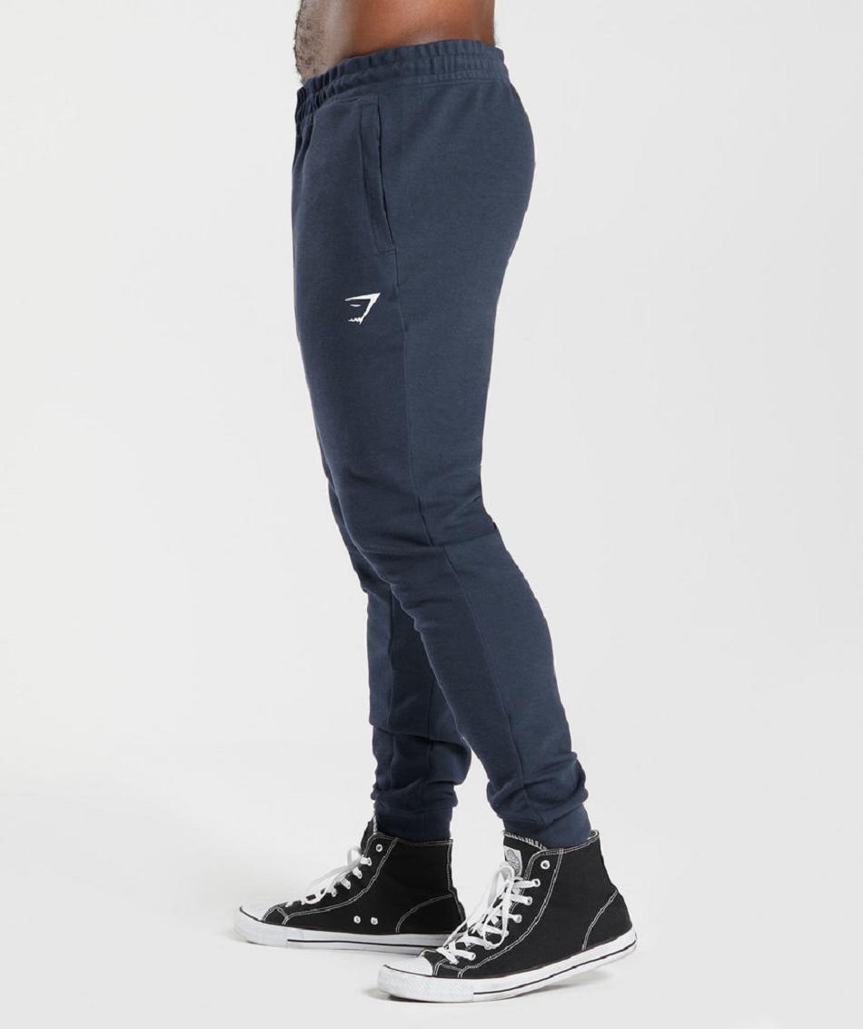 παντελονι jogger Gymshark React ανδρικα σκουρο μπλε | GR_V7417