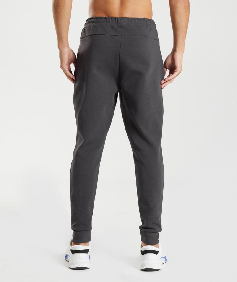 παντελονι jogger Gymshark Rest Day Knit ανδρικα μαυρα γκρι | GR_BH7257