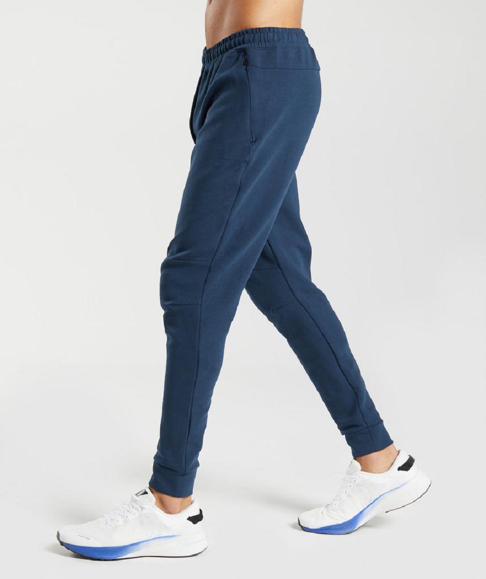 παντελονι jogger Gymshark Rest Day Knit ανδρικα σκουρο μπλε | GR_YQ5819