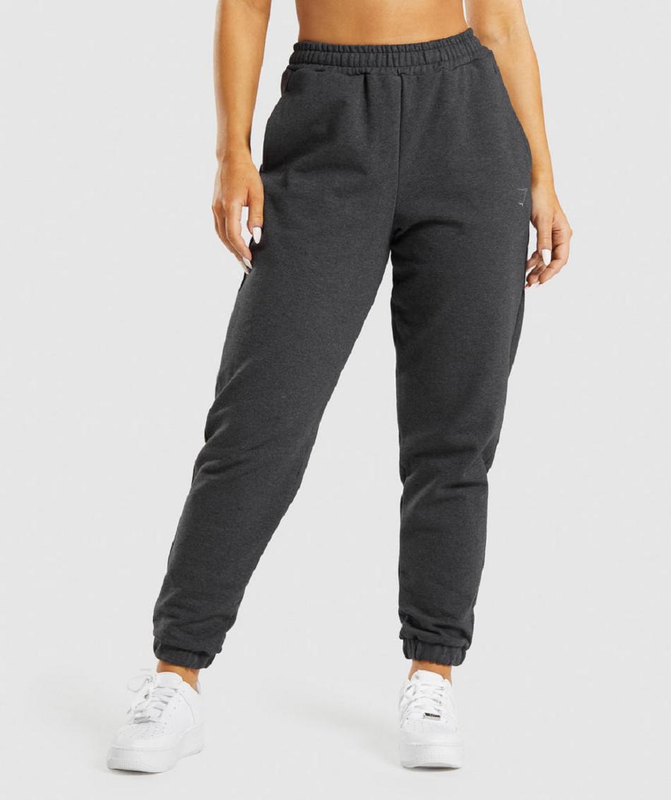 παντελονι jogger Gymshark Rest Day Sweats γυναικεια μαυρα | GR_QX9260