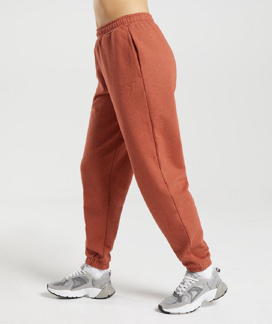 παντελονι jogger Gymshark Rest Day Sweats γυναικεια καφε | GR_R3417