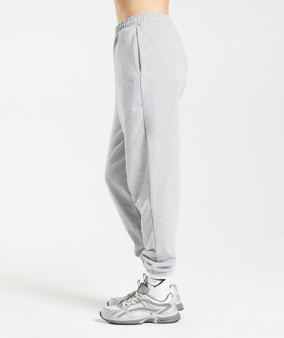 παντελονι jogger Gymshark Rest Day Sweats γυναικεια ανοιχτο γκρι | GR_CG2093