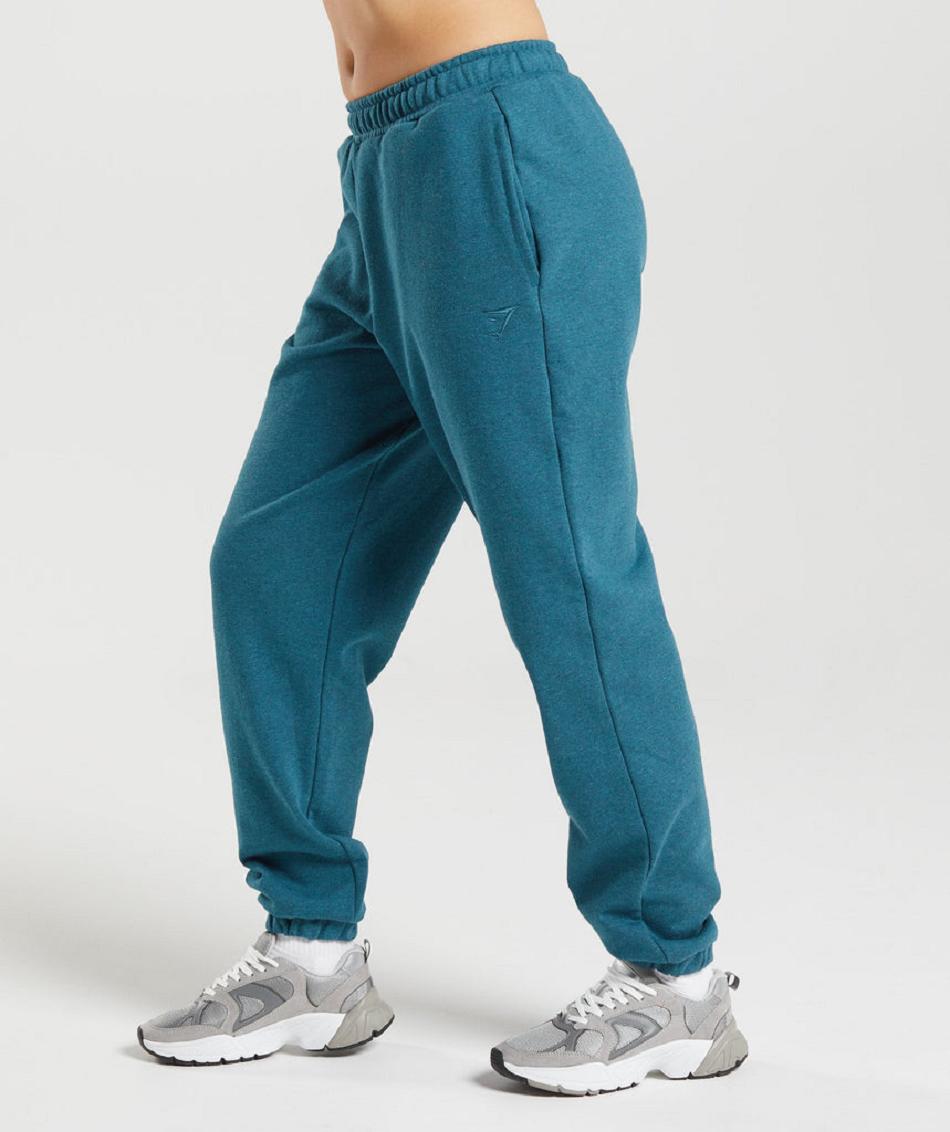 παντελονι jogger Gymshark Rest Day Sweats γυναικεια γκρι μπλε | GR_EC7209