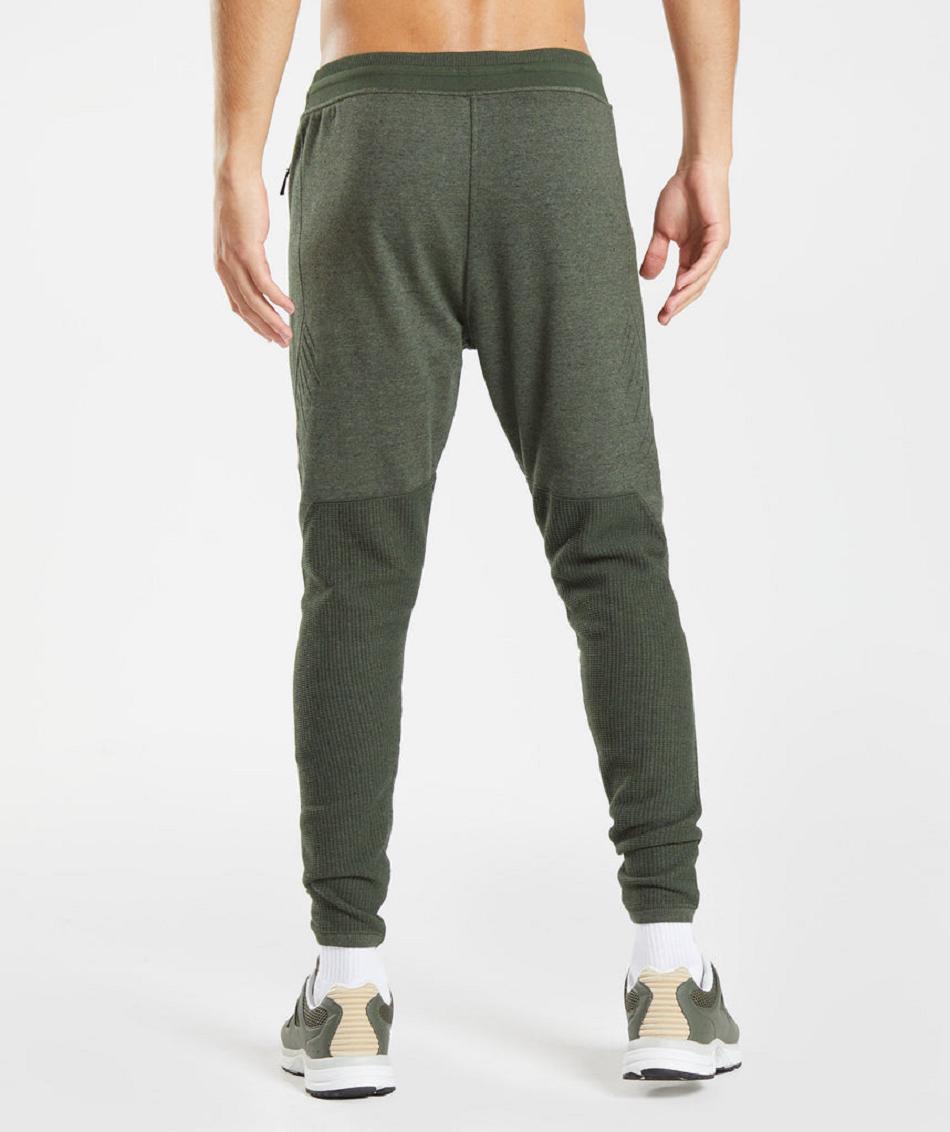 παντελονι jogger Gymshark Retake Knit ανδρικα Ελιά | GR_CG2045