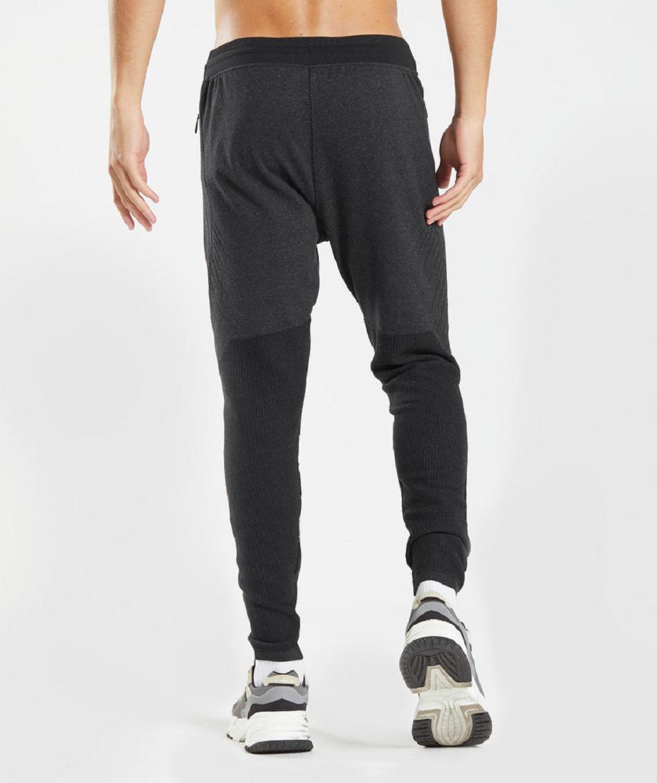 παντελονι jogger Gymshark Retake Knit ανδρικα μαυρα | GR_EE4486
