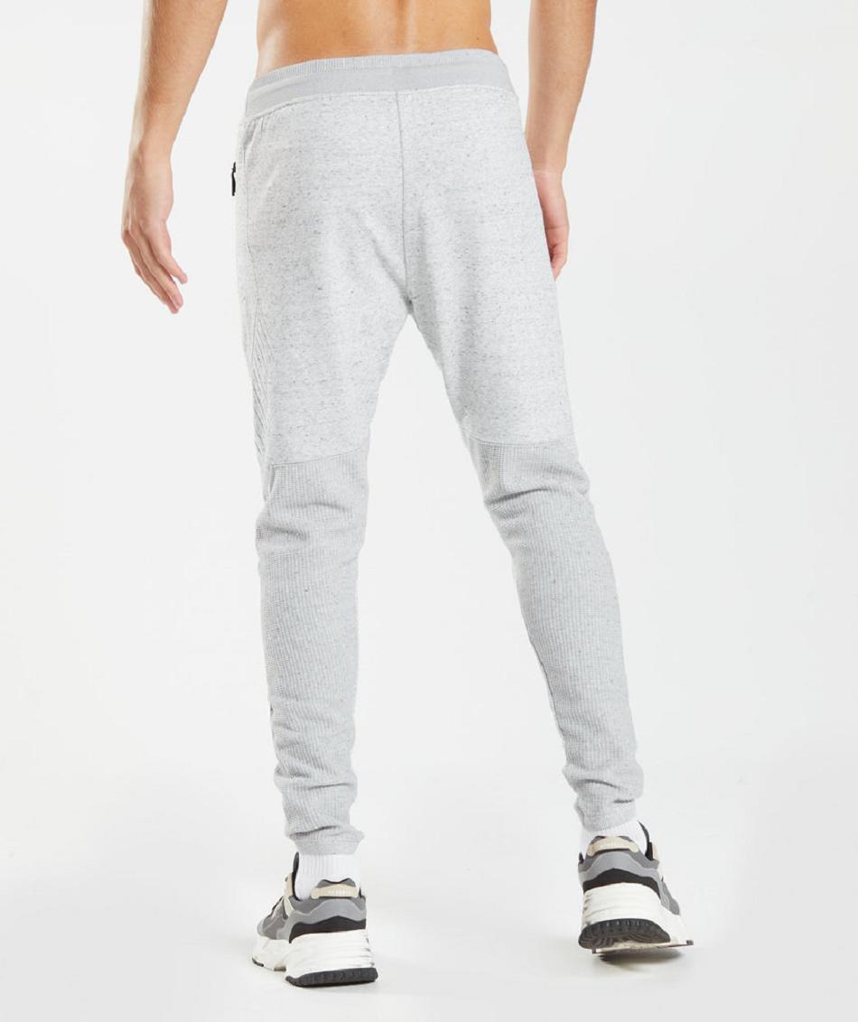 παντελονι jogger Gymshark Retake Knit ανδρικα ανοιχτο γκρι | GR_EC2829