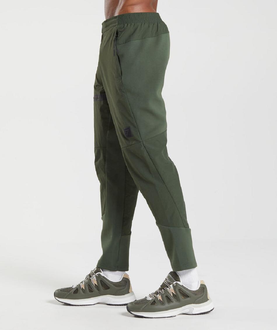 παντελονι jogger Gymshark Retake Woven ανδρικα Ελιά | GR_O4141