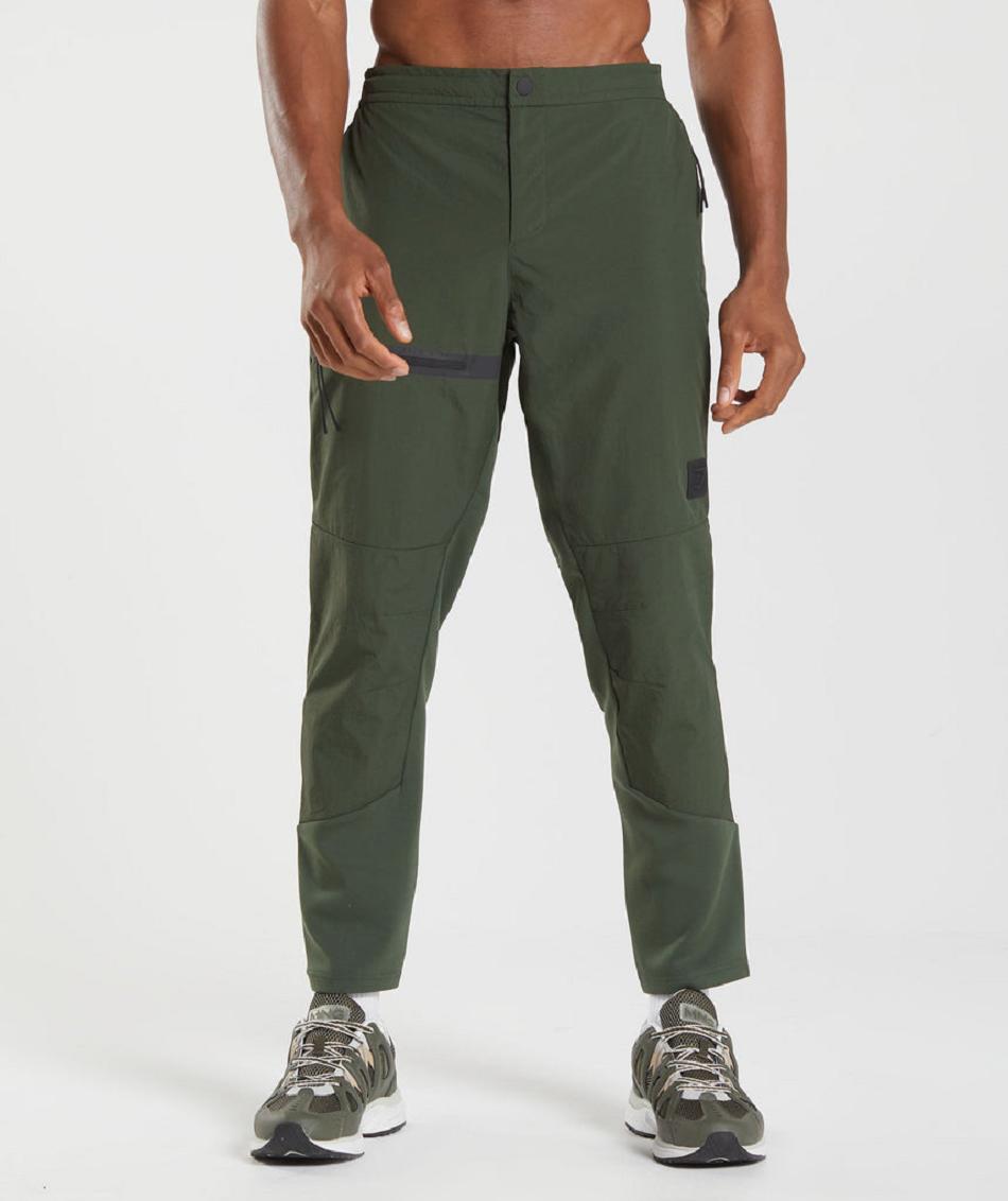 παντελονι jogger Gymshark Retake Woven ανδρικα Ελιά | GR_O4141