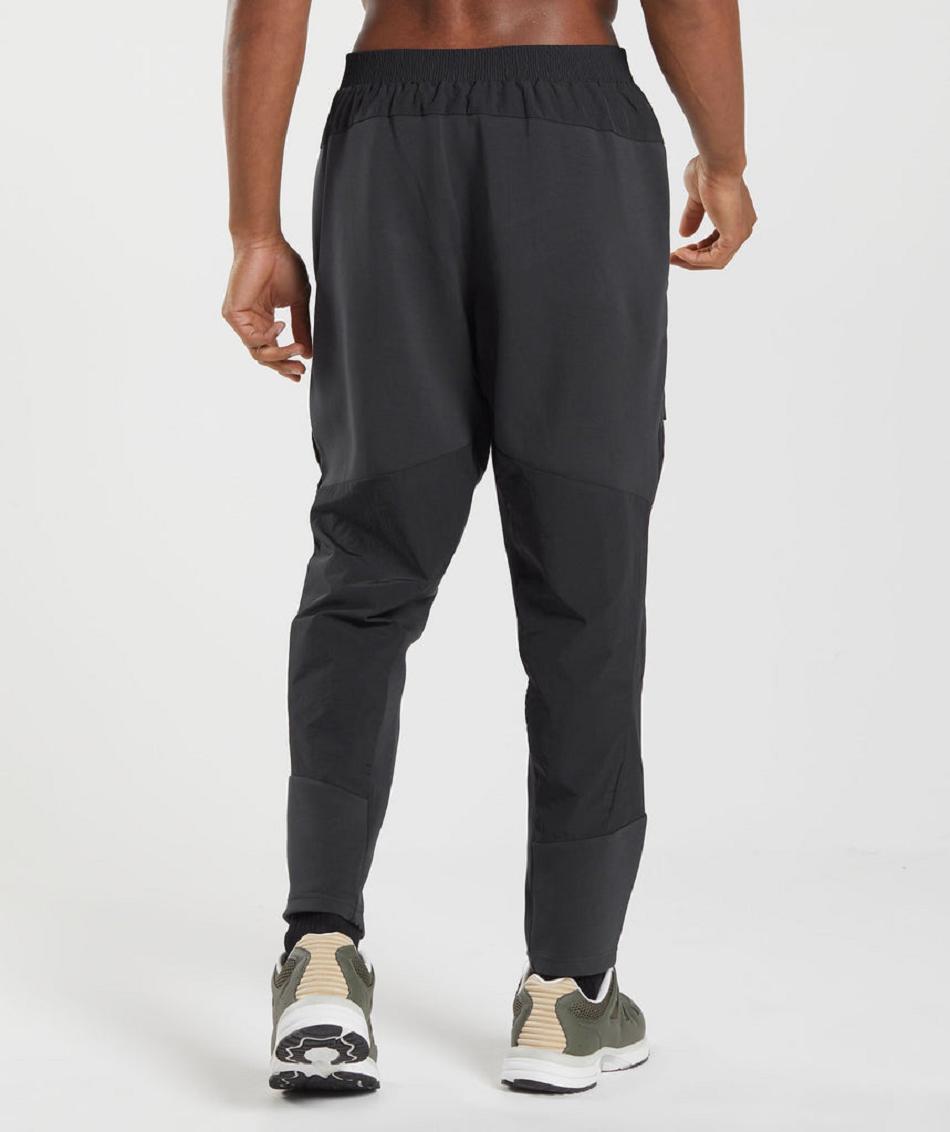παντελονι jogger Gymshark Retake Woven ανδρικα μαυρα | GR_QX8670