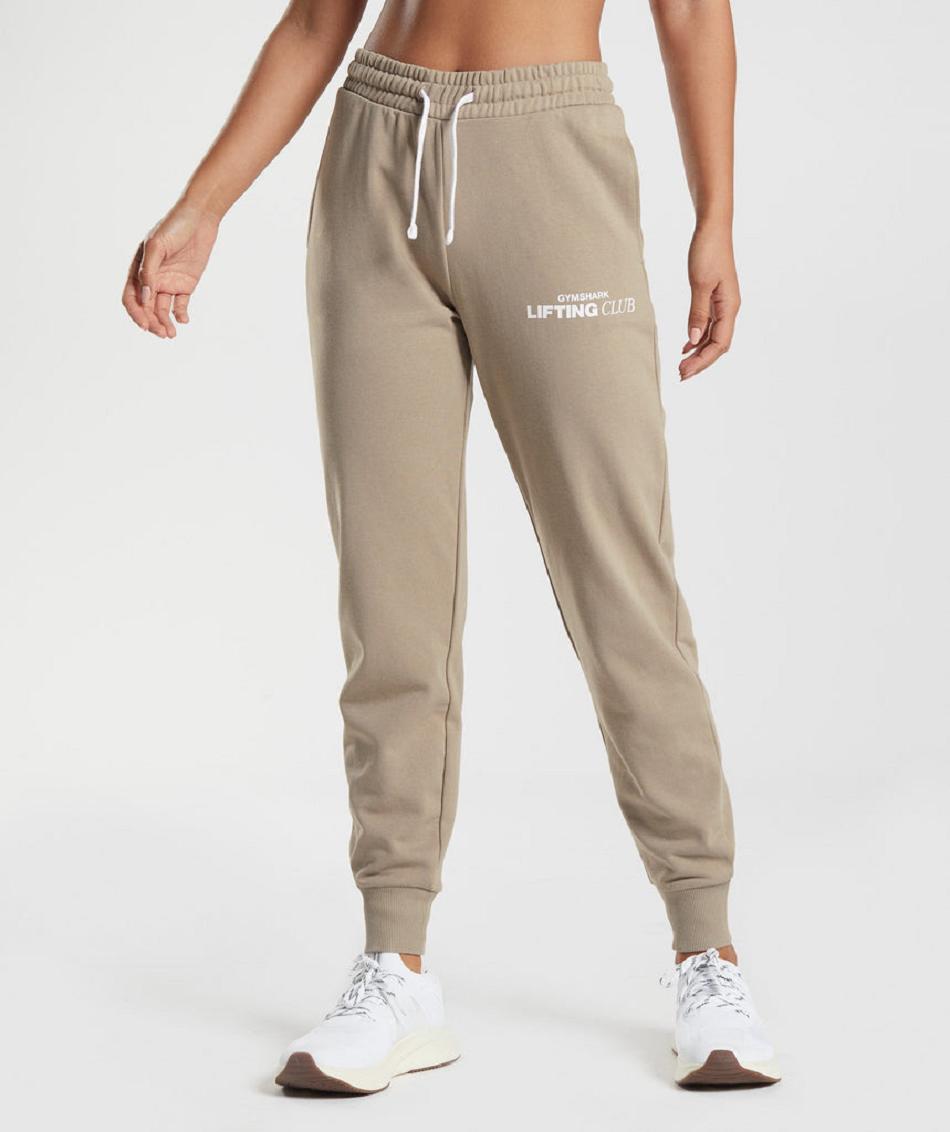 παντελονι jogger Gymshark Social Club γυναικεια καφε | GR_AZ7363