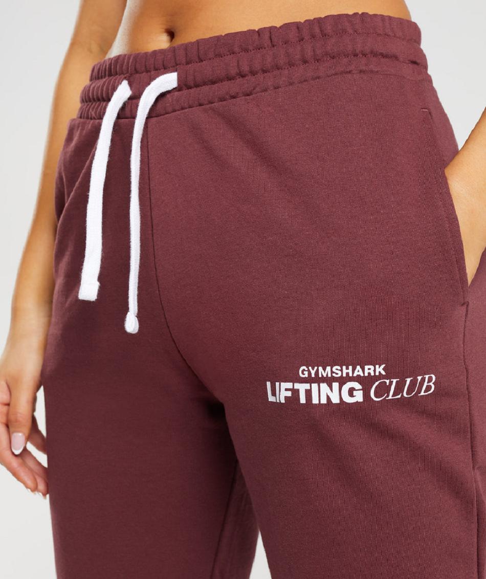 παντελονι jogger Gymshark Social Club γυναικεια ροζ καφε | GR_K1726