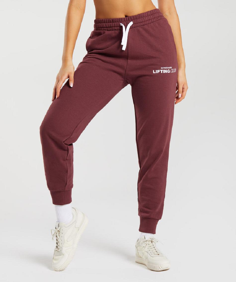 παντελονι jogger Gymshark Social Club γυναικεια ροζ καφε | GR_K1726