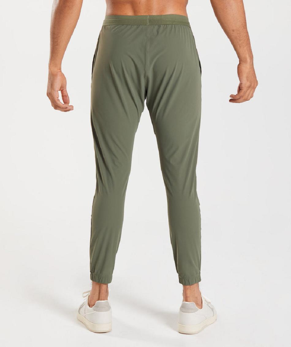 παντελονι jogger Gymshark Studio ανδρικα Ελιά | GR_CR7856