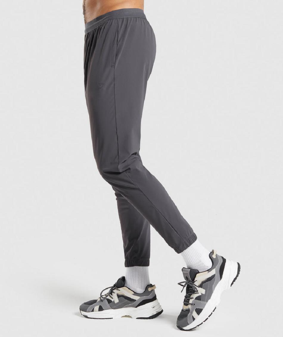 παντελονι jogger Gymshark Studio ανδρικα μαυρα γκρι | GR_QZ3359