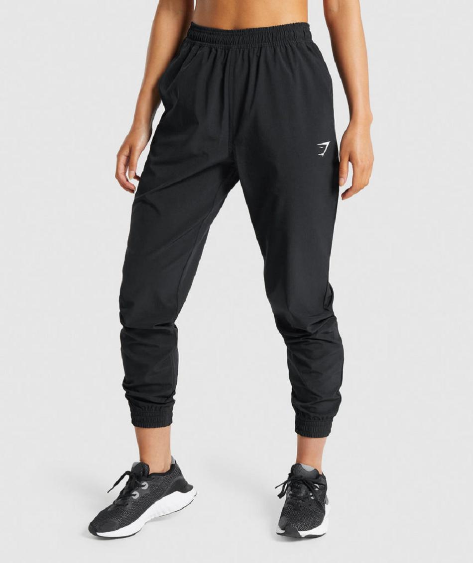 παντελονι jogger Gymshark Training Woven γυναικεια μαυρα | GR_K6118