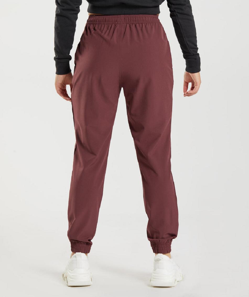παντελονι jogger Gymshark Training Woven γυναικεια ροζ καφε | GR_ZI9144