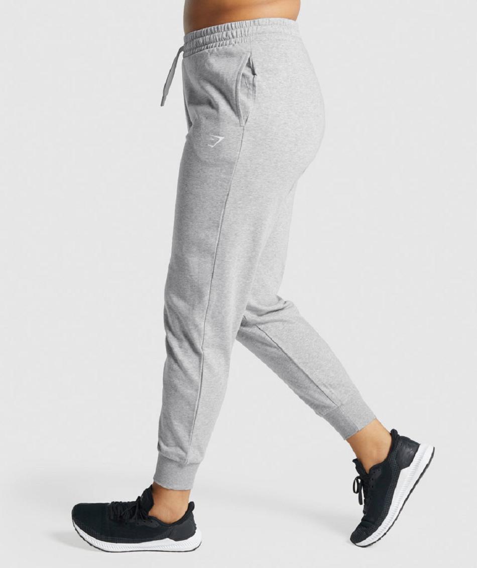 παντελονι jogger Gymshark Training γυναικεια ανοιχτο γκρι | GR_EG7649